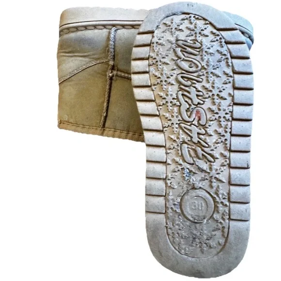 Girls Brown Boots And Cherry & Lemon Cat & Jack Strap  Sneakers Size 11 - Picture 4 of 5